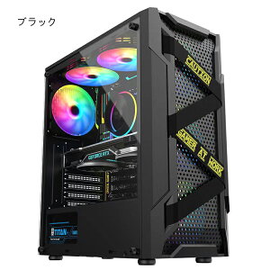 �y���Ԍ���P10�{�z�Q�[�~���O PC�P�[�X atx �~�h���^���[�P�[�X �u���b�N �����K���X LED�t�� M-ATX/lTX�Ή� ��p�t�@��6���t�� ���C�z�����h�o�l�b�g USB3.0 SPCC�f�� �f�X�N�g�b�v�p�\�R���P�[�X