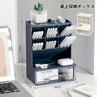 ペン立て 斜め 文房具収納 ペン収納 卓上収納 斜め掛け式ペンホルダー 鉛筆立て おしゃれ 透明引き出し付…