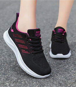 スニーカー レディース スポーツシュウォーキングシューズ カジュアルシューズ 超軽量 通気歩きやすい 滑りにくい 疲れない運動靴 通勤 通学