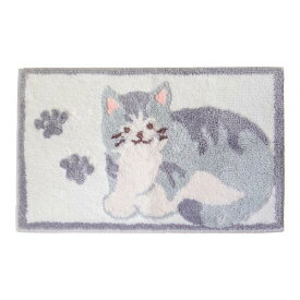 【最大2000円OFFクーポン】 ファンディット アニマル 玄関マット 玄関 マット ラグ フロアマット フリーマット ペット かわいい アクセント おしゃれ 豆しば 猫 ネコ 洗える