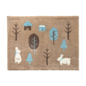 乾度良好 フォレスト バスマット ブラウン 36×55cm 45×60cm 吸水 速乾 抗菌 防臭 洗える 洗濯 おすすめ バス マット 浴室マット お風呂 足ふきマット 日本製 快適 ふわふわ サラサラ おしゃれ 北