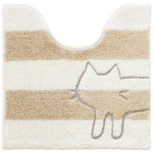 【5%OFFクーポン★30日】 うちねこ トイレマット 約60×60cm トイレ マット おしゃれ ふわふわ ナチュラル 北欧 かわいい 洗える 洗濯 滑り止め ずれない 人気 インテリア キャラクター ネコ 猫