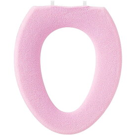 デイジーマルシェ 便座カバー （O型用） トイレ 便座 カバー おしゃれ ピンク イエロー 黄 O型 普通 ふわふわ シンプル 無地 洗える エコ あったか