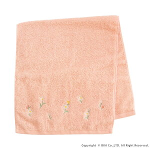 【最大2000円OFFクーポン】 フルールブラン フェイスタオル 約77×34cm フェイスタオル 綿 コットン ふわふわ ギフト おしゃれ かわいい シンプル ナチュラル 北欧 洗える 収納 トイレ用 風水 洗