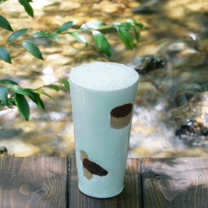 ■磁器ビアマグ 点■和食器 陶芸 美濃焼 ビール 素敵 プレゼント 磁器 結婚祝い プレゼント 素敵 陶器 手作り 贈り物 お祝い おしゃれ かわいい モダン