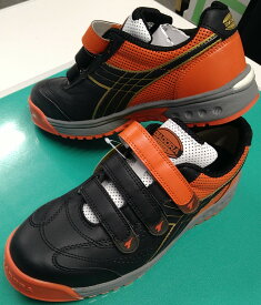 ●DIADORA RB-27-安全靴ブラックXオレンジXゴールド　ディアドラ 【廃盤品】