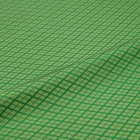 生地 布地 手芸 四つ割り菱 緑 西陣織 錦裂 正絹 シルク 半巾30cm 長さ10cm単位 和柄生地 カバー はぎれ 端切れ カットクロス 和布 和風生地 和生地