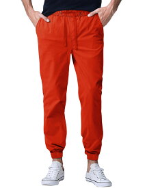 【送料無料】ツイル ジョガーパンツ メンズ ズボン 大きいサイズ テーパードパンツ パンツ カラーパンツズボン 黒 ネイビー ジョガーパンツ メンズ ファッション レディース