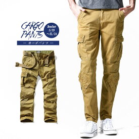 【送料無料】カーゴパンツ メンズ ズボン メンズ ポケット パンツ ゆったり パンツ 綿ミリタリーカーゴパンツ ワークパンツ Cargo Pants MENS