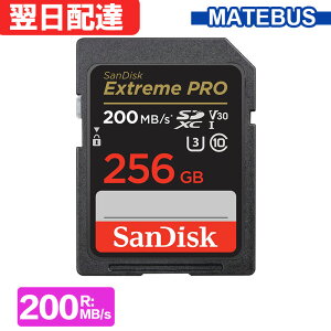 _5̂ |Cg2{^ SDXCJ[h 256GB SDJ[h SanDisk TfBXN Extreme Pro  R:200MB/s W:140MB/s class10 UHS-I U3 V30 4K Ultra HDΉ COpbP[W SDSDXXD-256G-GN4IN zB 