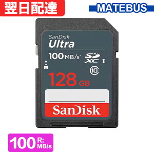 SDXCJ[h 128GB SDJ[h TfBXN SanDisk Ultra UHS-I class10  100MB/s SDSDUNR-128G-GN3IN COpbP[W zB 