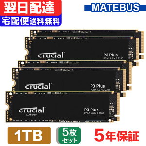 _X[p[SALE |Cg5{^ 5Zbg Crucial N[V 1TB NVMe PCIe Gen4x4 SSD M.2 2280 R:5000MB/s W:3600MB/s P3 Plus V[Y 5Nۏ CT1000P3PSSD8 zB  ƌoNi