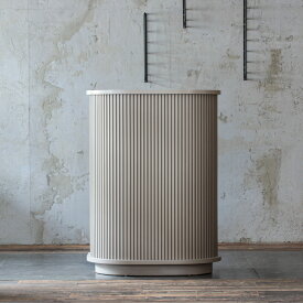 〔RCU07-JIG0105〕レジカウンター カミラ 800【ベージュグレー】受付カウンター レジカウンター 案内カウンター フロントデスク シンプル アンティーク ヴィンテージ おしゃれ 木製 配線穴付き 引出付き 待合 ロビー 美容室 サロン ヘアサロン デザイン アーチ