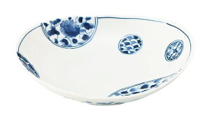 美濃焼 花伊万里 4.0 軽量 楕円深皿 うすかる 軽量 軽い 食器 プレゼント ギフト 贈リ物 祝 お祝い 記念品