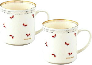 ハナエモリ PONT MARIE ポンマリー本金 マグカップペアセット プレゼント ギフト 贈リ物 祝 お祝い 記念品