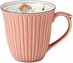 波佐見焼 花蓮(赤)和陶マグカップ 軽量・軽い マグ プレゼント ギフト 贈リ物 祝 お祝い 記念品