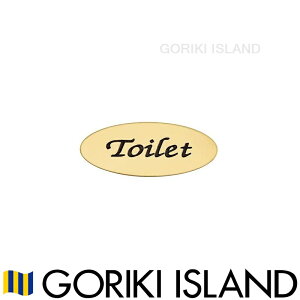 �S�[���L�A�C�����h �T�C�� TOILET �I�[�o��AD ��100×����40×���s1mm �d��30g ���F(�N���A�[�d��) 630201 �T�C��