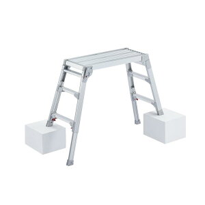 Hasegawa 脚部伸縮足場台 DRS-0780c アルミ 折りたたみ きゃたつ 梯子 軽量 軽い アルミ 脚立 長谷川 ハセガワ