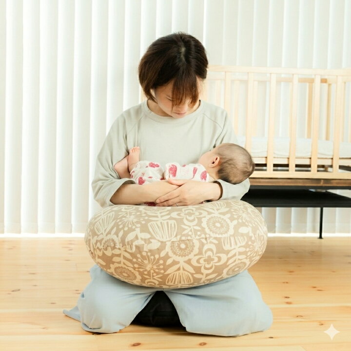 楽天市場】【クーポン使える】【公式】 授乳クッション あぐら用 