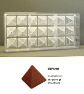 【25%OFF】【チョコレートワールド】CW1260 31x31x29MM 21P　ピラミッドマトファー マトファ チョコレー…