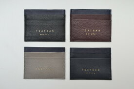 TSATSAS　ツァツァス　" CARD HOLDER "　カードホルダー　CREAM TYPE1　全4色