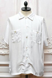 TUKI　ツキ　" blouses "　ショートスリーブシャツ　col. white(00)