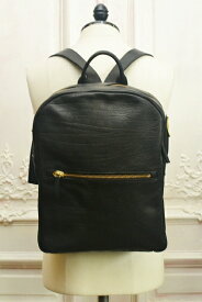 CORIU　コリゥ　" Zipped Backpack "　バッファローレザー バックパック　col.Black