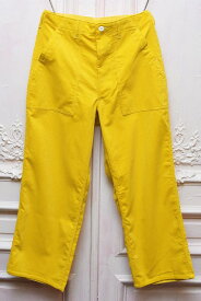 TUKI　ツキ　" beaker pants "　ベイカーパンツ　col.Yellow（24）