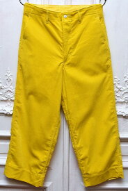 TUKI　ツキ　" short trousers "　ショートトラウザーズ　col.Yellow（24）