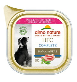 almo nature アルモネイチャー HFCコンプリートドッグ ハムのエンドウ豆添え 犬用 85g ウエット ドッグフード ウェット フード【0527pu】