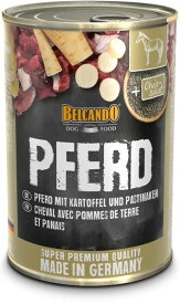 BELCANDO ベルカンド スーパープレミアム ホース(ポテトとパースニップ) 400g ドッグフード 缶詰パテタイプ ウェットフード【0527pu】