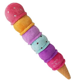 ペットトイ 6段アイス ベリーミックス ドッグトイ 犬用おもちゃ アイスくりームのぬいぐるみ 47143