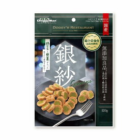 ドギーマンハヤ銀紗　鶏ももと野菜が入った香りたつ薄切り仕立て　120g　ドッグトリーツ　ドッグフード　犬のごはん　ネコポス可2個まで[M便1/2]