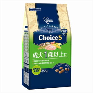 1stCHOICE ファーストチョイス choiceS 成犬1歳以上 600g ドライ ドッグフード【PU1017】