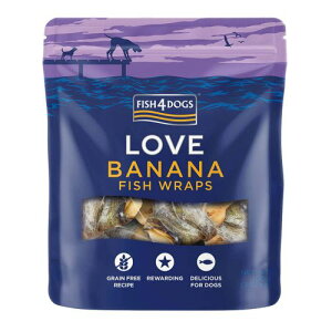 yzFISH4DOGS tBbV4hbO LOVE uBANANA FISH WRAPS oiibv 100g p hbOg[cyPU1127z