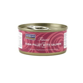 【猫】FISH4CATS フィッシュ4キャット FINEST ファイネスト TUNA FILLET WITH SALMON ツナ&サーモン 70g 猫用ウェットフード 一般食 缶詰【POINTUP20】