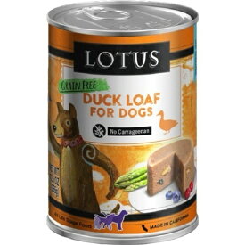 【犬】Lotus ロータス ドッグダックローフ355g ドッグフード ウェットフード DUCK LOAF FOR DOG 総合栄養食【0424pu】
