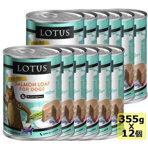 Iׂ邨܂ yzLotus [^X hbObOT[[t355gx12 SET hbOt[h EFbgt[h SALMON LOAF FOR DOG h{HyPU1111z