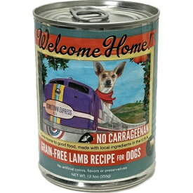 ウェルカムホーム　グレインフリー ラムレシピ355g ドッグフード 缶詰 ウェットフード