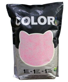 カラーリター ピンク 1.8kg 猫用トイレ キャットリター 猫砂 シリカゲル 猫砂