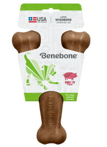 Benebone ベネボーン ウィッシュボーン ベーコン ラージ犬用 おもちゃ【PU1017】