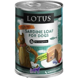 【犬】Lotus ロータス ドッグサーディンローフ355g ドッグフード ウェットフード SARDINE LOAF FOR DOG 総合栄養食【0424pu】