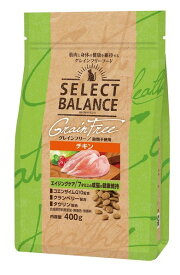 SELECT BALANCE セレクトバランス グレインフリー 猫エイジングケア チキン 400g 7歳以上の成猫 シニア キャットフード ドライフード