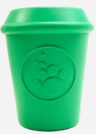 sodapup ソダパップ・SPCコーヒーカップMグリーン 犬 噛むおもちゃ おやつディスペンサー ソーダパップ　食器 正規品【PU0204】