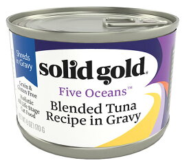 ソリッドゴールド ブレンドツナ缶 170g キャットフード 猫缶 総合栄養食 ウェットフード