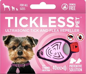 TICKLESS チックレスペット ピンク ノミダニ 犬 猫