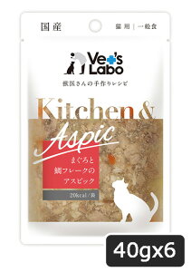 Vet's Labo Kitchen & Aspic ܂Ƒt[ÑAXsbN 40gx6pbN SET Lbgt[h EFbgt[h lR|X[M 1/12] 2023⋋