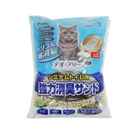PetPro デオフリー システムトイレ用強力消臭サンド4L 猫砂【PU1204】