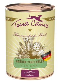 TerraCanis テラカニス GARDEN VEGETABLES ガーデンベジタブル グリーンフルーツ＆ベジタブル ウェットフード ドッグフード400g缶