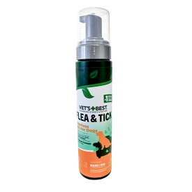 VET'S BEST ベッツベスト 犬用フレアチックフォームバス（洗い流し不要のドライシャンプー）ペパーミントタイプ 236ml 正規品【POINTUP20】